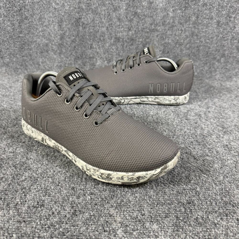 Nobull Outwork Superfabric Trainer Mens Size 11 Gray Marble Cross Training Gym